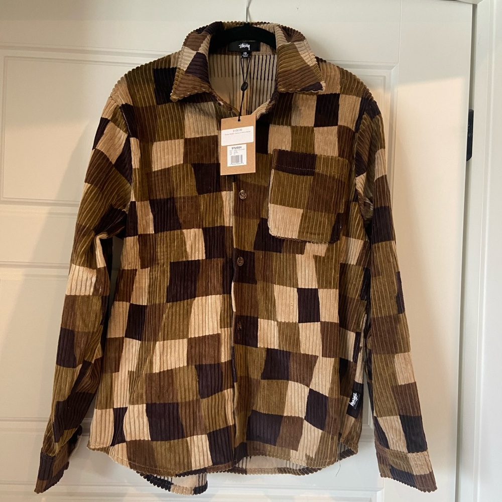 Stussy Brown Corduroy Button Up